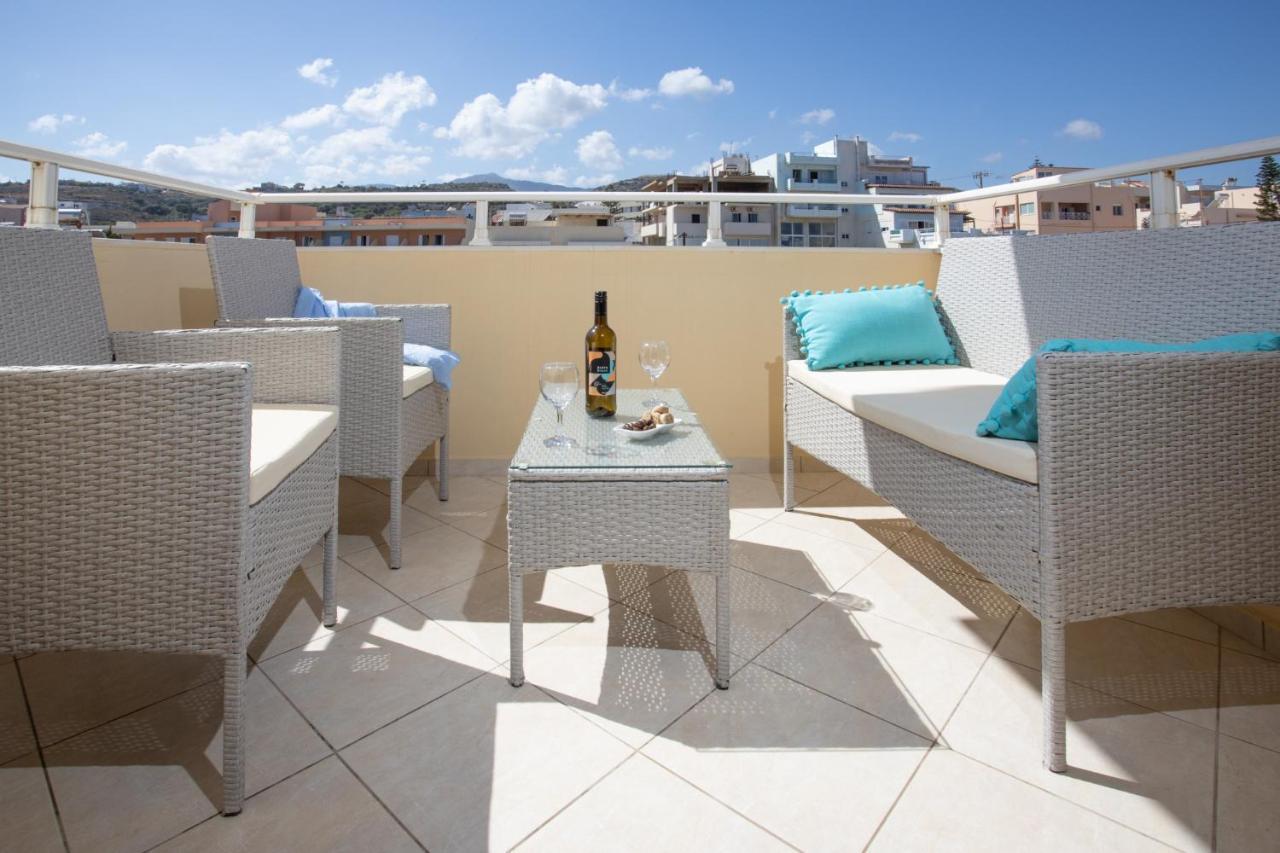 Seperi Deep Blue Lägenhet Rethymno Exteriör bild